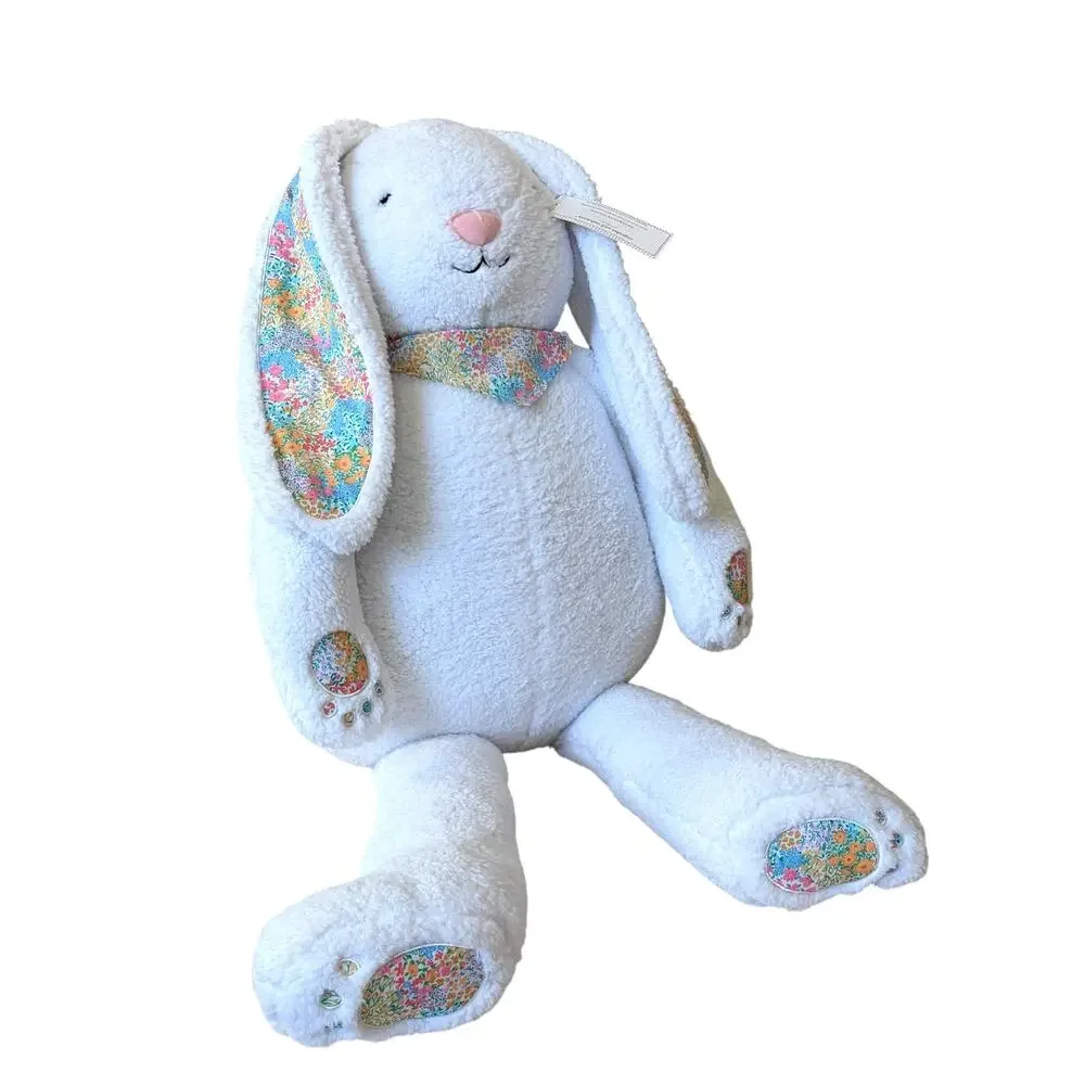 Cupcakes & Cashmere Oversized Bunny Rabbit Pillow 26x48 Plush Easter Decor New